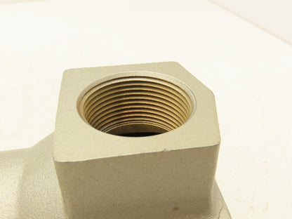 SMC INA-14-88-N12 Check Valve 1-1/4" Uni-Directional Fluid/Air Brass/Stainless