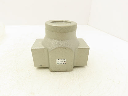 SMC INA-14-88-N12 Check Valve 1-1/4" Uni-Directional Fluid/Air Brass/Stainless