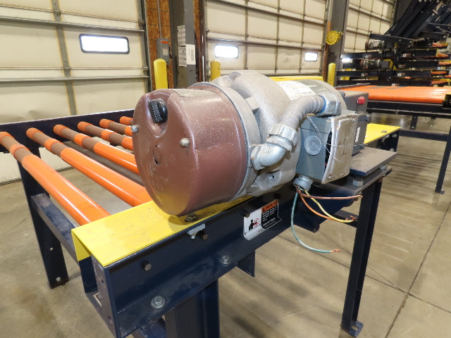 55"W x 48"L Chain Drive Roller Conveyor 48"BF 1.9" Urethane Roller 460V 3PH