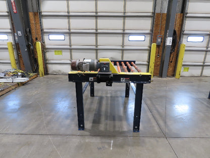 55"W x 48"L Chain Drive Roller Conveyor 48"BF 1.9" Urethane Roller 460V 3PH