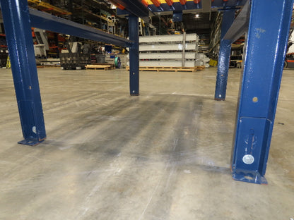 55"W x 48"L Chain Drive Roller Conveyor 48"BF 1.9" Urethane Roller 460V 3PH