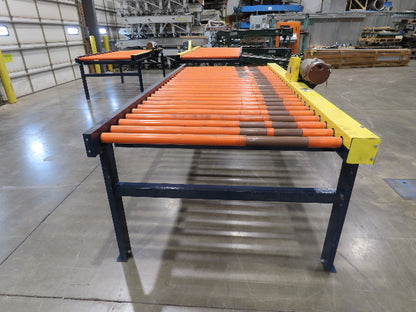 55"x 10' Chain Drive Roller Conveyor 48"BF 1.9" Urethane Roller 460V 3PH 45fpm