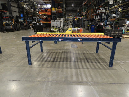 55"x 10' Chain Drive Roller Conveyor 48"BF 1.9" Urethane Roller 460V 3PH 45fpm