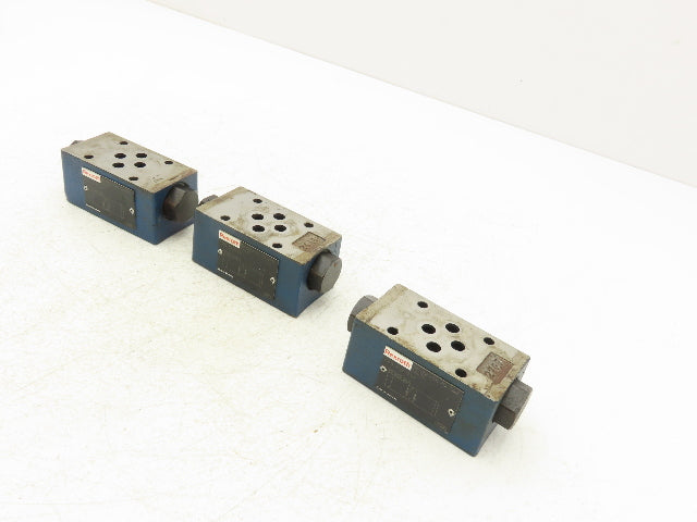 Rexroth Z2S 6-2-64 Hydraulic Check Valve Sandwich Plate Pilot Operated Lot of 3