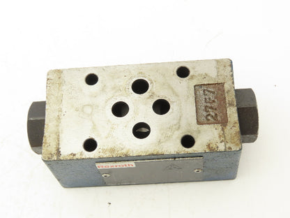 Rexroth Z2S 6-2-64 Hydraulic Check Valve Sandwich Plate Pilot Operated Lot of 3