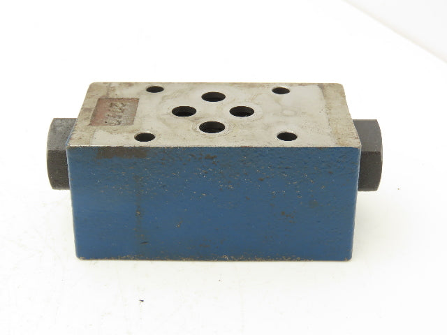 Rexroth Z2S 6-2-64 Hydraulic Check Valve Sandwich Plate Pilot Operated Lot of 3