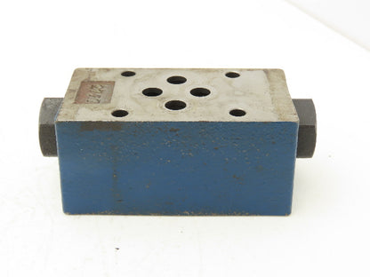 Rexroth Z2S 6-2-64 Hydraulic Check Valve Sandwich Plate Pilot Operated Lot of 3