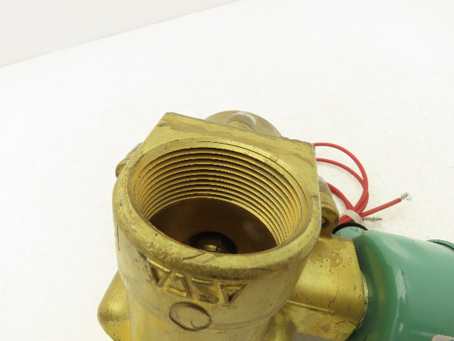 Asco 8211B82 Solenoid Valve 1-1/2" NPTF Normally Closed 120 VAC 10-300 PSI