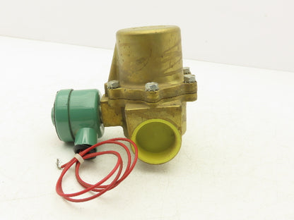 Asco 8211B82 Solenoid Valve 1-1/2" NPTF Normally Closed 120 VAC 10-300 PSI
