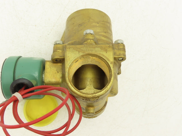 Asco 8211B82 Solenoid Valve 1-1/2" NPTF Normally Closed 120 VAC 10-300 PSI