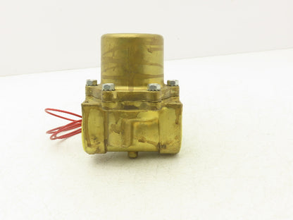 Asco 8211B82 Solenoid Valve 1-1/2" NPTF Normally Closed 120 VAC 10-300 PSI