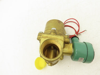 Asco 8211B82 Solenoid Valve 1-1/2" NPTF Normally Closed 120 VAC 10-300 PSI