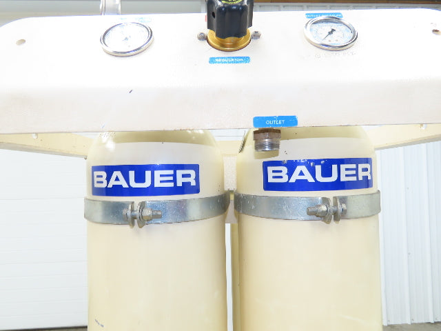 Bauer High Pressure Air Receiver Tank 180L 465 Bar 6744 PSI CO2 ASME Cylinder x4