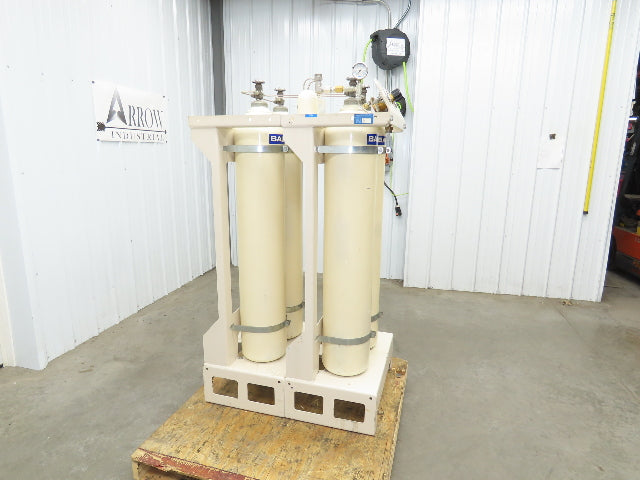 Bauer High Pressure Air Receiver Tank 180L 465 Bar 6744 PSI CO2 ASME Cylinder x4