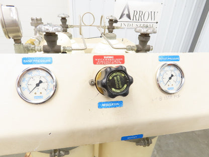 Bauer High Pressure Air Receiver Tank 180L 465 Bar 6744 PSI CO2 ASME Cylinder x4