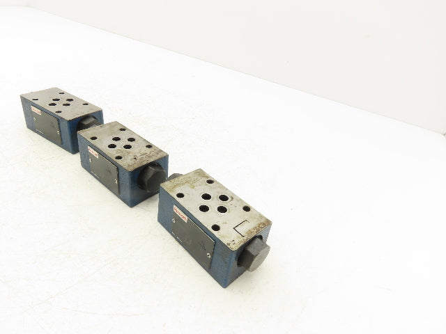 Rexroth Z2S 6-2-64/V Hydraulic Check Valve Sandwich Pilot Operated Lot of 3