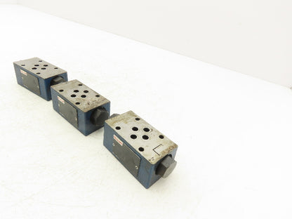 Rexroth Z2S 6-2-64/V Hydraulic Check Valve Sandwich Pilot Operated Lot of 3