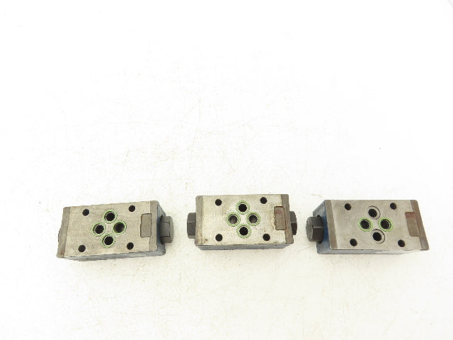 Rexroth Z2S 6-2-64/V Hydraulic Check Valve Sandwich Pilot Operated Lot of 3