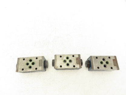 Rexroth Z2S 6-2-64/V Hydraulic Check Valve Sandwich Pilot Operated Lot of 3