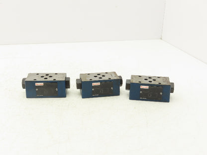 Rexroth Z2S 6-2-64/V Hydraulic Check Valve Sandwich Pilot Operated Lot of 3