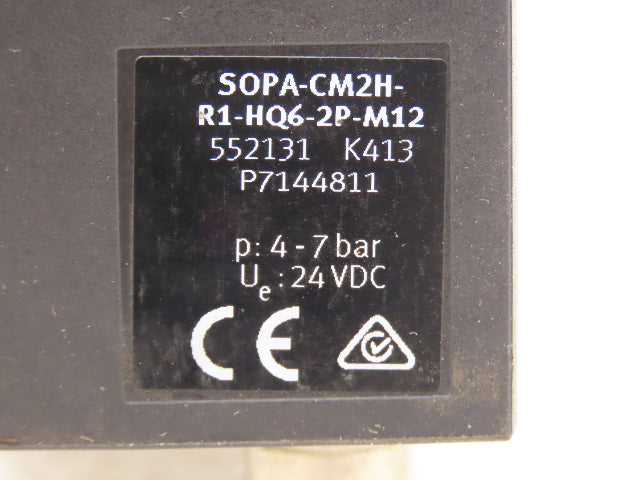 Festo SOPA-CM2H-R1-HQ6-2P-M12 Air Gap Sensor Controller Only 20-200Micron 4-7Bar