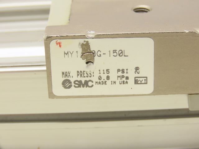 SMC MY1C20G-150L Pneumatic Guided Cylinder Rodless 20mm Bore 150mm Stroke 115PSI