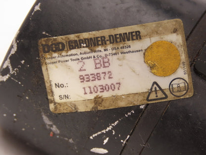 Gardner Denver 2 BB 933872 Servo Nutrunner Inline Tool w/Transducer Spline End