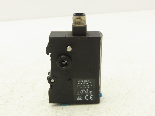 Festo SOPA-M1-R1-HQ6-2P-M12 Air Gap Sensor 20-200 Micron 0.8-1.6 Bar M12 5-Pin