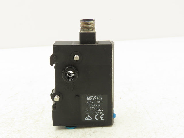 Festo SOPA-M1-R1-HQ6-2P-M12 Air Gap Sensor 20-200 Micron 0.8-1.6 Bar 5-Pin M12