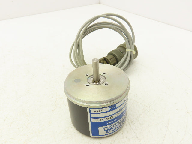 Sequential 25G-3600-IZ-E1-5V-H1-F1-D1-B1-T Rotary Encoder 5-24VDC 1/4" Shaft