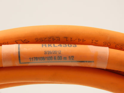 Bosch Rexroth RKL4303/000,0 Servo Motor Power Cable 6M R911305798