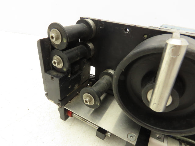 EAM MINI-ST 300+ High Speed Label Applicator 120 VAC Drive 3-5/8" Drive Wheel
