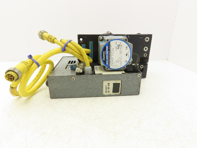 EAM MINI-ST 300+ High Speed Label Applicator 120 VAC Drive 3-5/8" Drive Wheel
