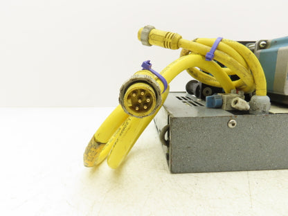 EAM MINI-ST 300+ High Speed Label Applicator 120 VAC Drive 3-5/8" Drive Wheel