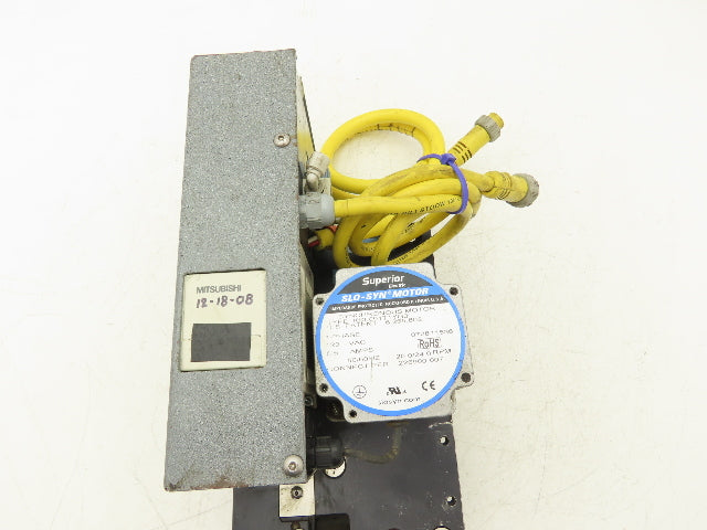 EAM MINI-ST 300+ High Speed Label Applicator 120 VAC Drive 3-5/8" Drive Wheel