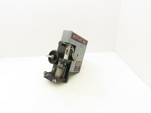 EAM MINI-ST 300+ High Speed Label Applicator 120 VAC Drive 3-5/8" Drive Wheel