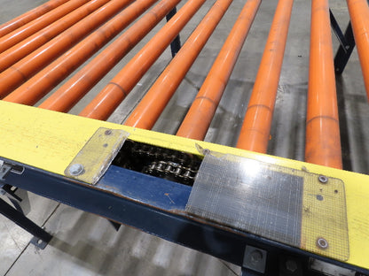 81"W x 6'L Chain Drive Roller Conveyor 74"BF 1.9" Urethane Roller .5Hp 460V 3PH