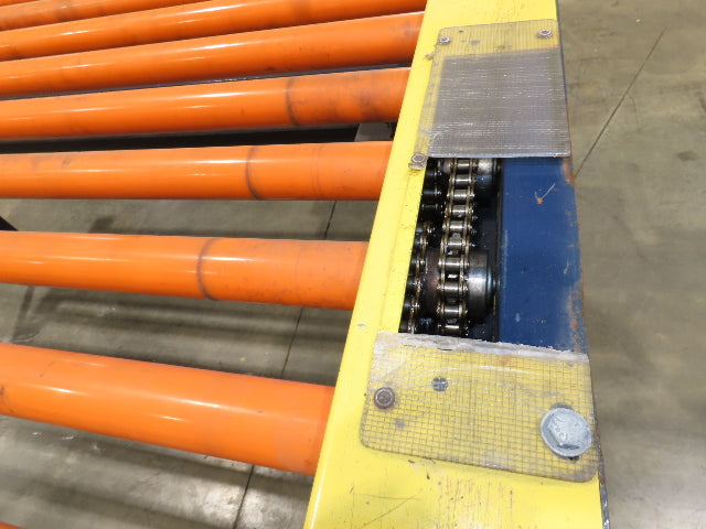 81"W x 6'L Chain Drive Roller Conveyor 74"BF 1.9" Urethane Roller .5Hp 460V 3PH