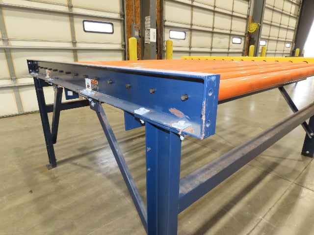 81"W x 6'L Chain Drive Roller Conveyor 74"BF 1.9" Urethane Roller .5Hp 460V 3PH