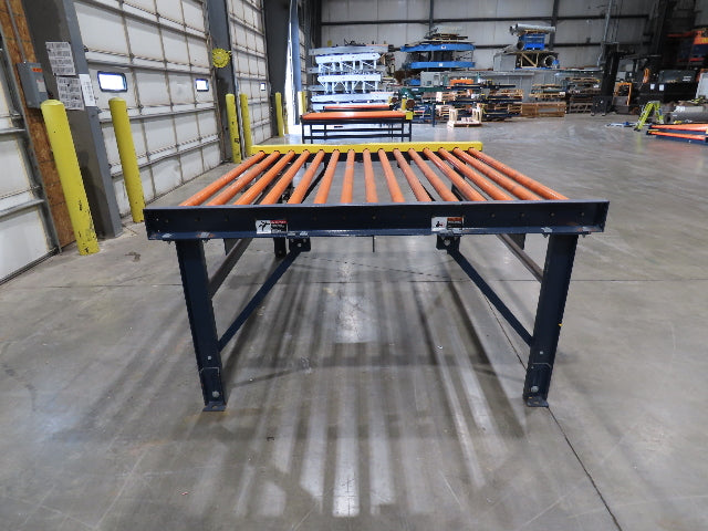 81"W x 6'L Chain Drive Roller Conveyor 74"BF 1.9" Urethane Roller .5Hp 460V 3PH