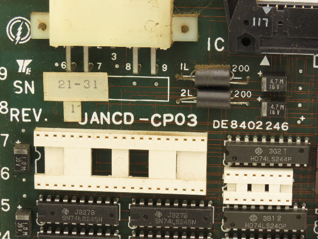 Yaskawa JANCD-CP03 Printed Circuit Board PCB Control Interface Rev 1