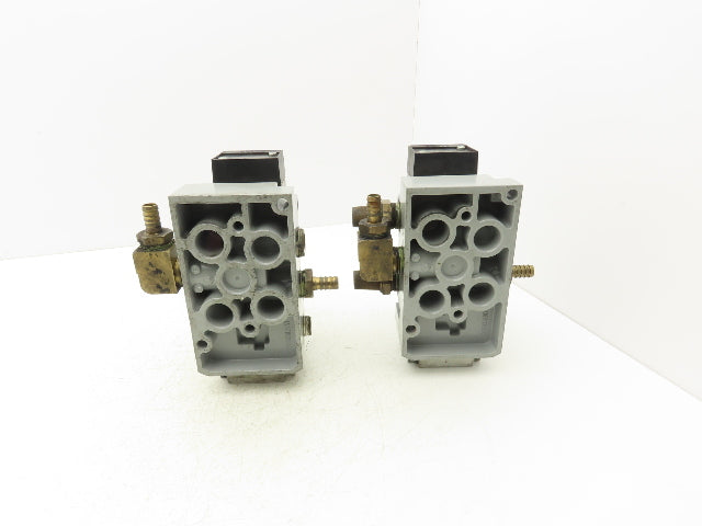 Festo MDH-5/2-D-3-FR-M12-C Pneumatic Solenoid Valve 5/2 Way W Manifold Lot of 2