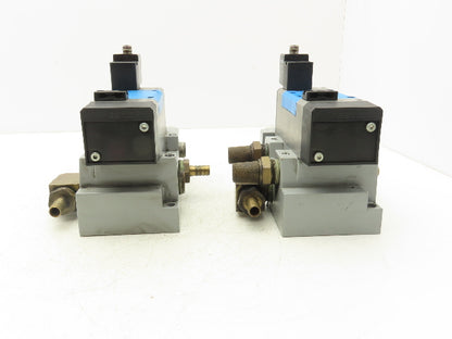 Festo MDH-5/2-D-3-FR-M12-C Pneumatic Solenoid Valve 5/2 Way W Manifold Lot of 2