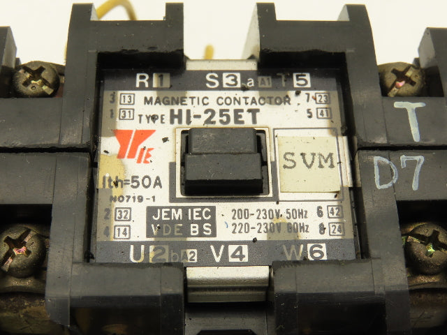 Yaskawa Electric JZNC-TU18 S36145-5-3 Power Supply Module Unit With Contactor