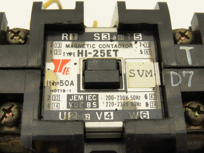 Yaskawa Electric JZNC-TU18 S36145-5-3 Power Supply Module Unit With Contactor