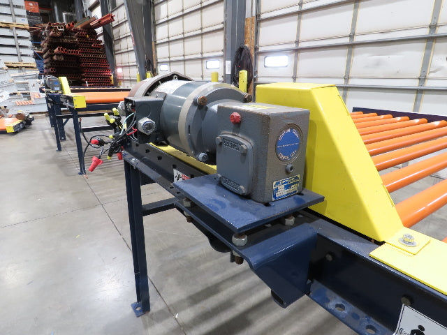 81"W x 6'L Chain Drive Roller Conveyor 74"BF 1.9" Urethane Roller 1.5Hp 460V 3PH