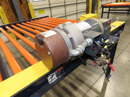 81"W x 6'L Chain Drive Roller Conveyor 74"BF 1.9" Urethane Roller 1.5Hp 460V 3PH