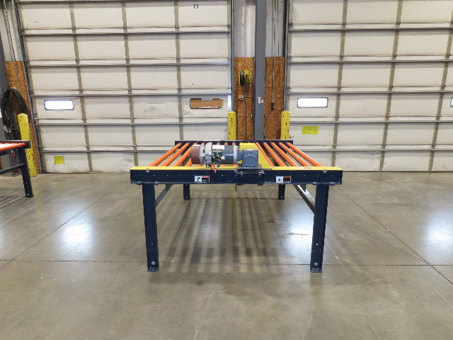81"W x 6'L Chain Drive Roller Conveyor 74"BF 1.9" Urethane Roller 1.5Hp 460V 3PH