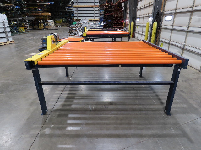 81"W x 6'L Chain Drive Roller Conveyor 74"BF 1.9" Urethane Roller 1.5Hp 460V 3PH