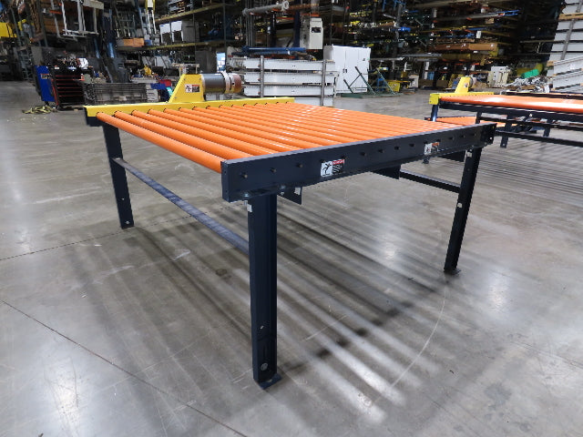 81"W x 6'L Chain Drive Roller Conveyor 74"BF 1.9" Urethane Roller 1.5Hp 460V 3PH